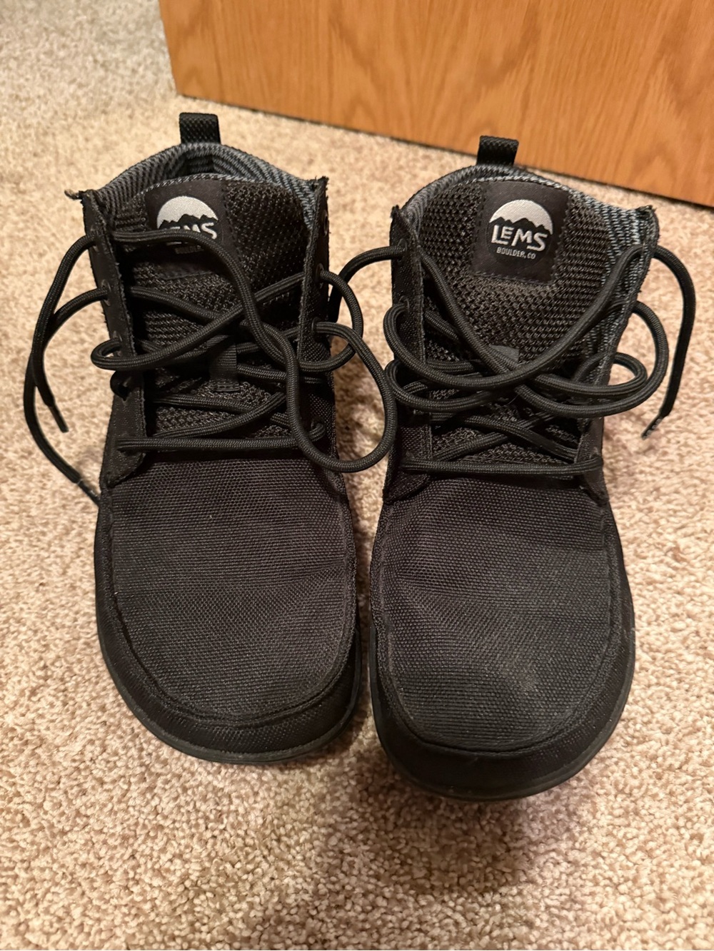 Lems women’s 9.5-10 Canvas Black Boulder Mid Boots